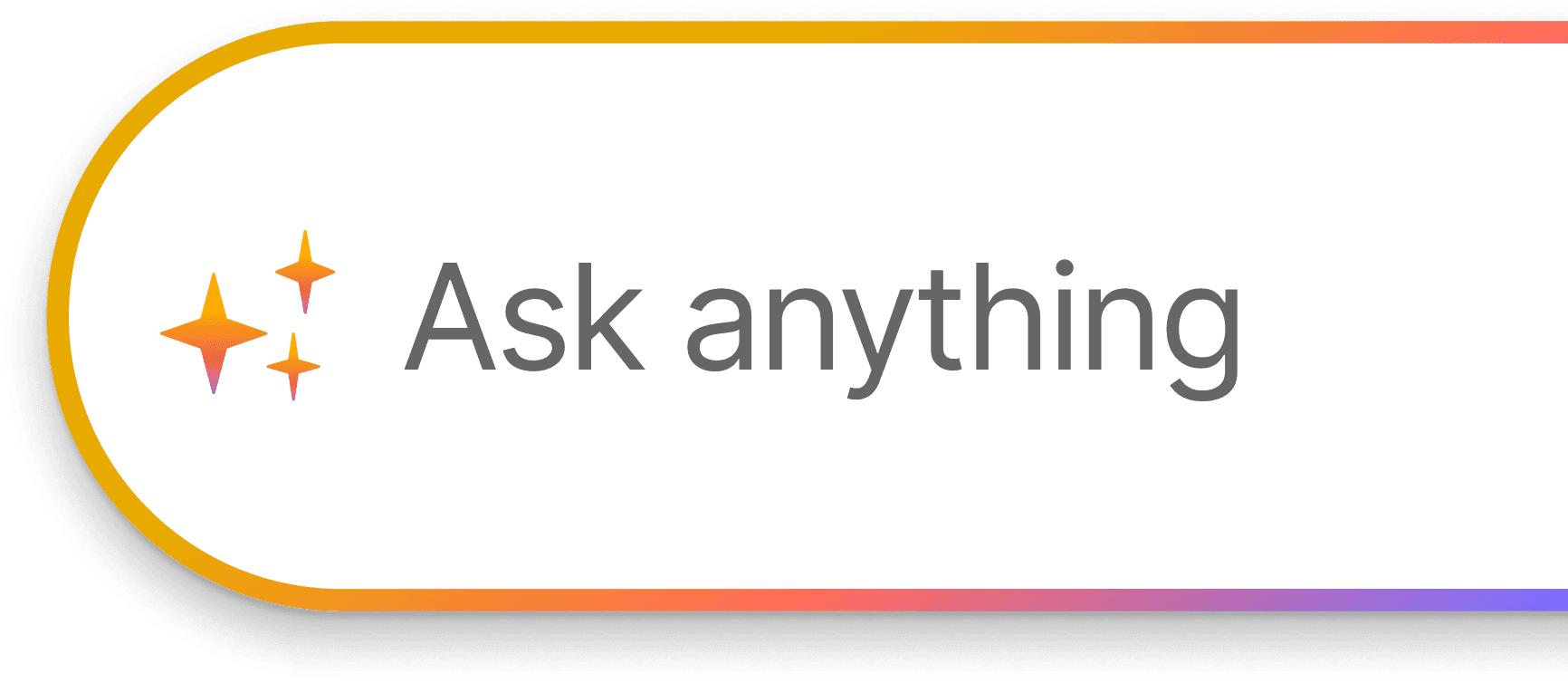 Ask anything interface